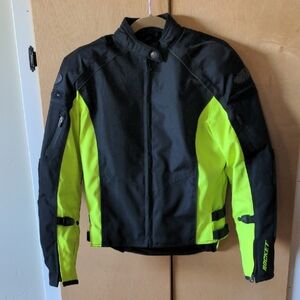 Joe Rocket Turbulent Women's Jacket, Medium, Black/HiVis